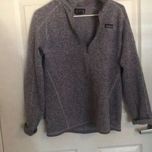 Purple Patagonia better sweater